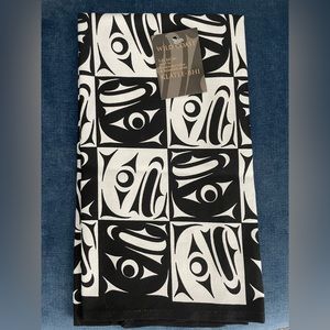 Wild Coast Salmon Black & White Dish Cloth